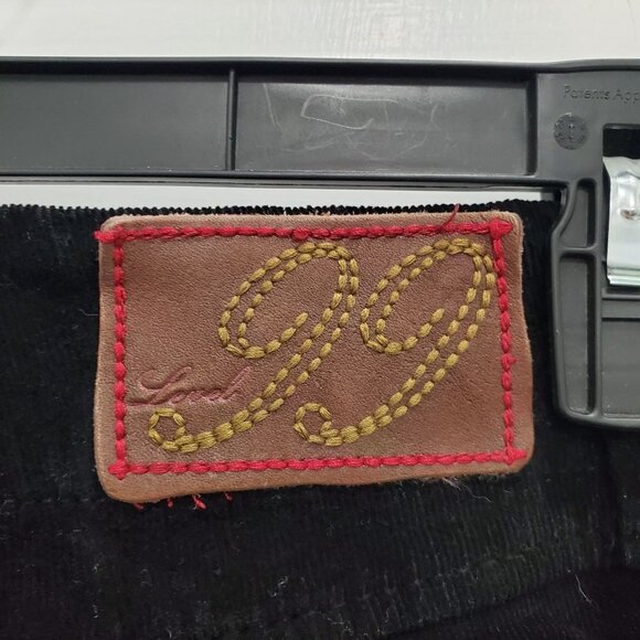 Anthropologie | Level 99 Women's Black Stretch Super Flare Corduroy Pants Sz‎ 26 - Picture 6 of 8